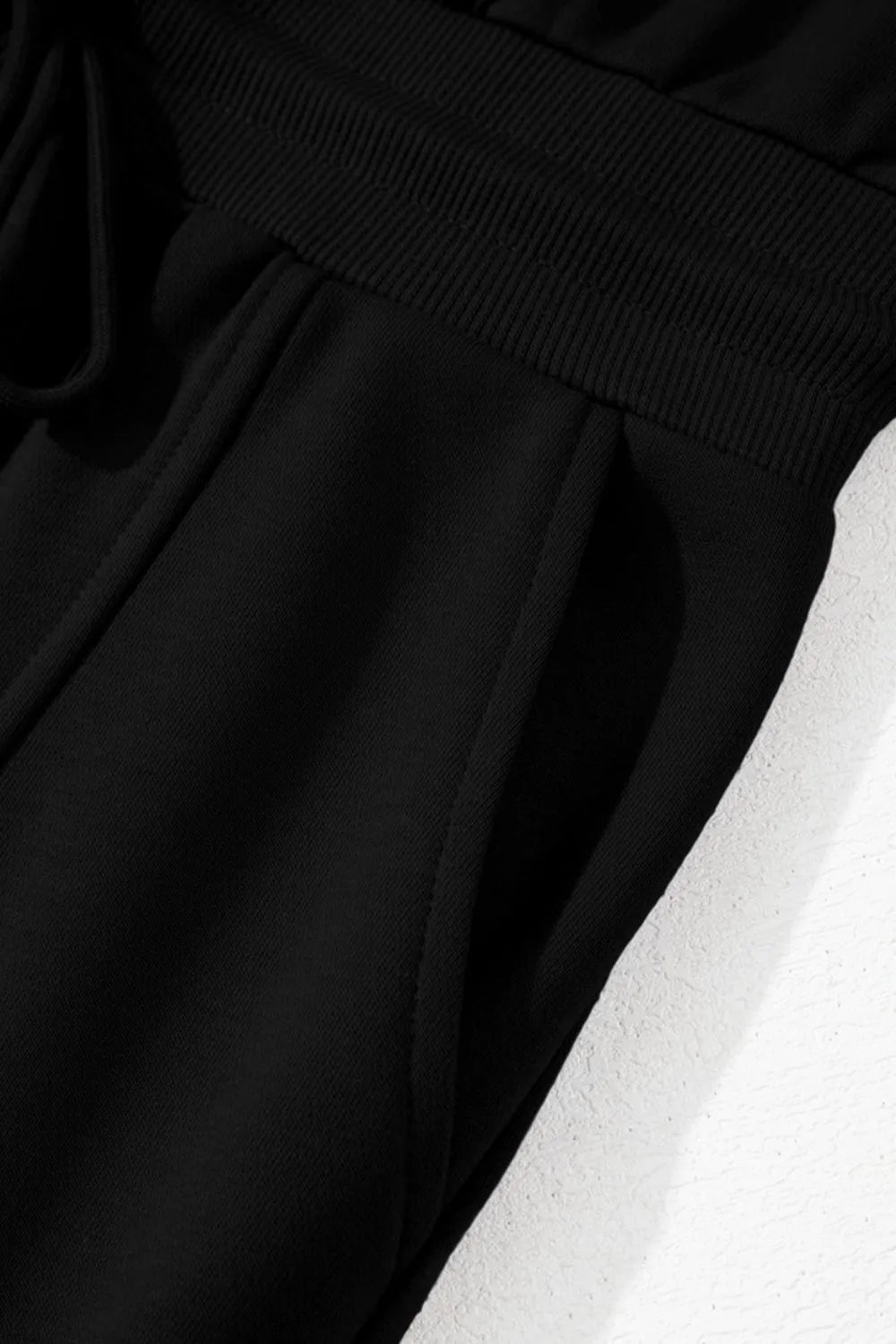 French Terry Zipped Collar Sleeveless Drawstring Waist Mini Dress - adritiX