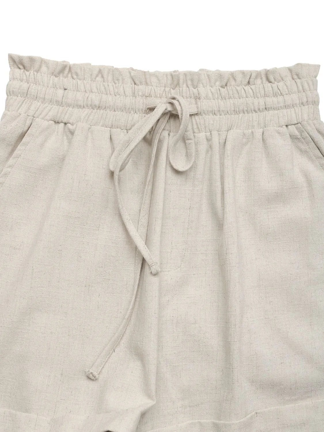 Frill Drawstring Shorts - adritiX