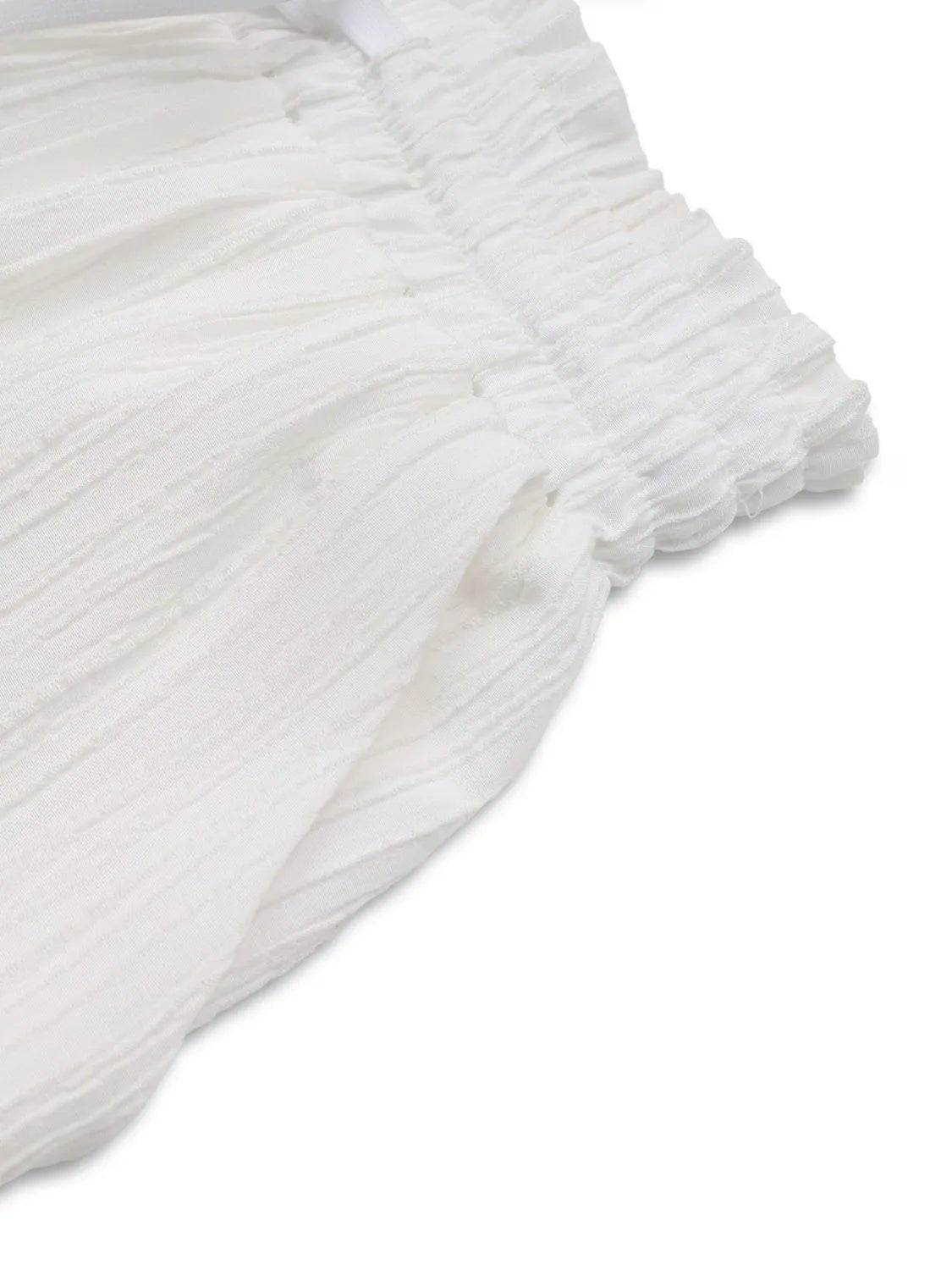 Frill Drawstring Shorts with Pockets - adritiX