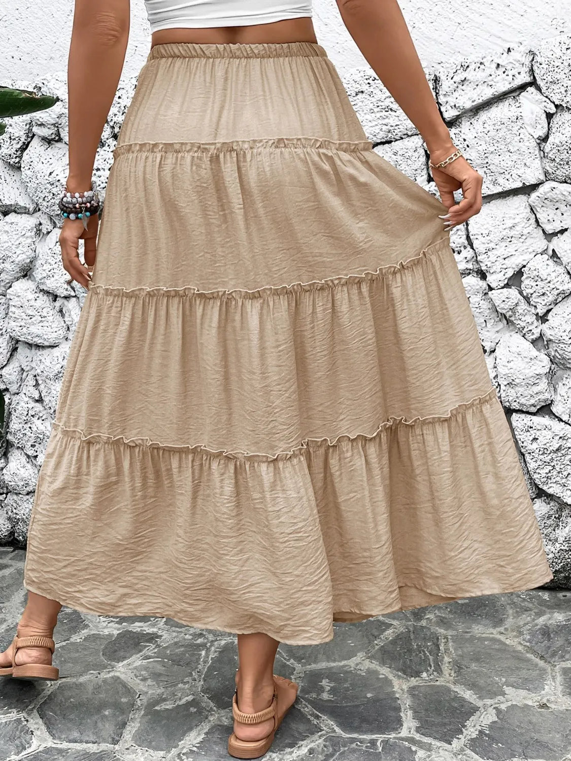 Frill Tiered Skirt - adritiX