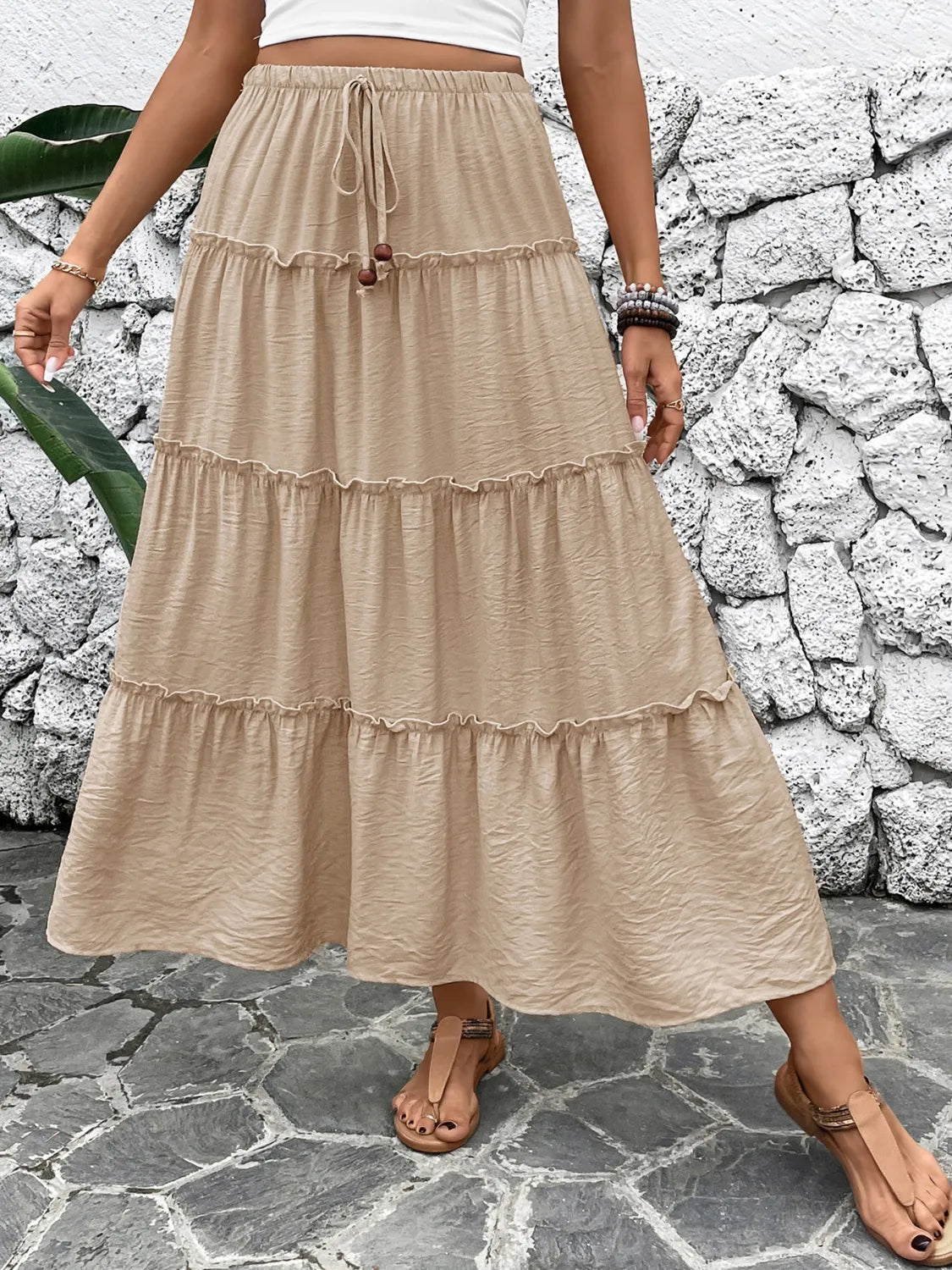 Frill Tiered Skirt - adritiX