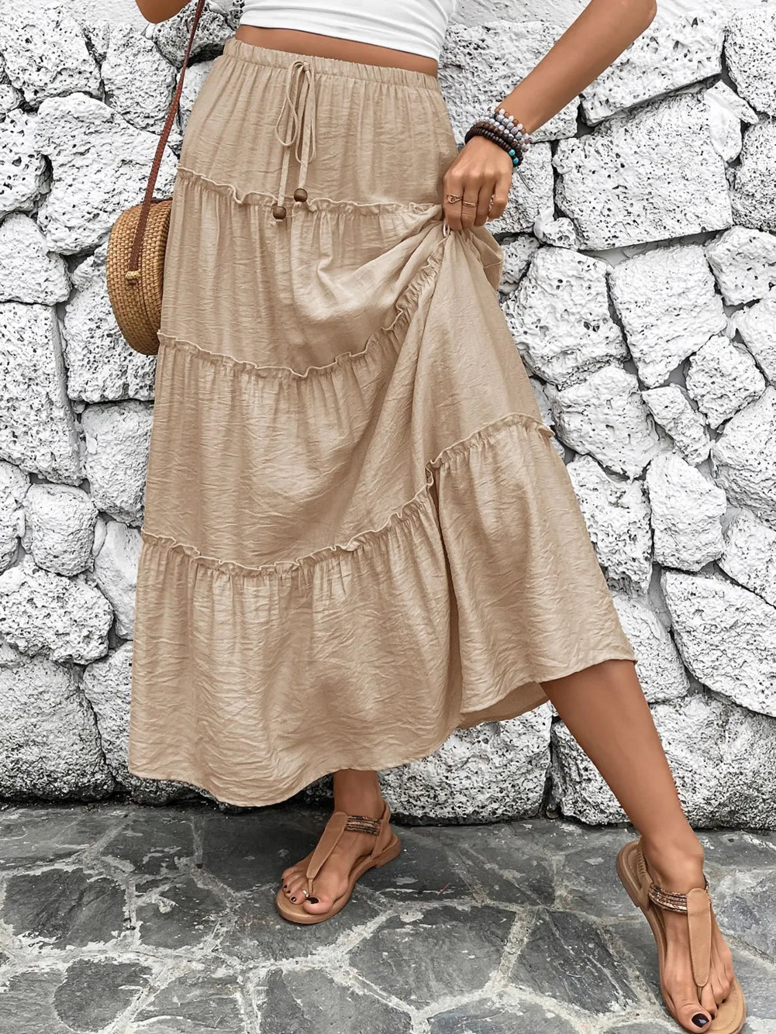 Frill Tiered Skirt - adritiX