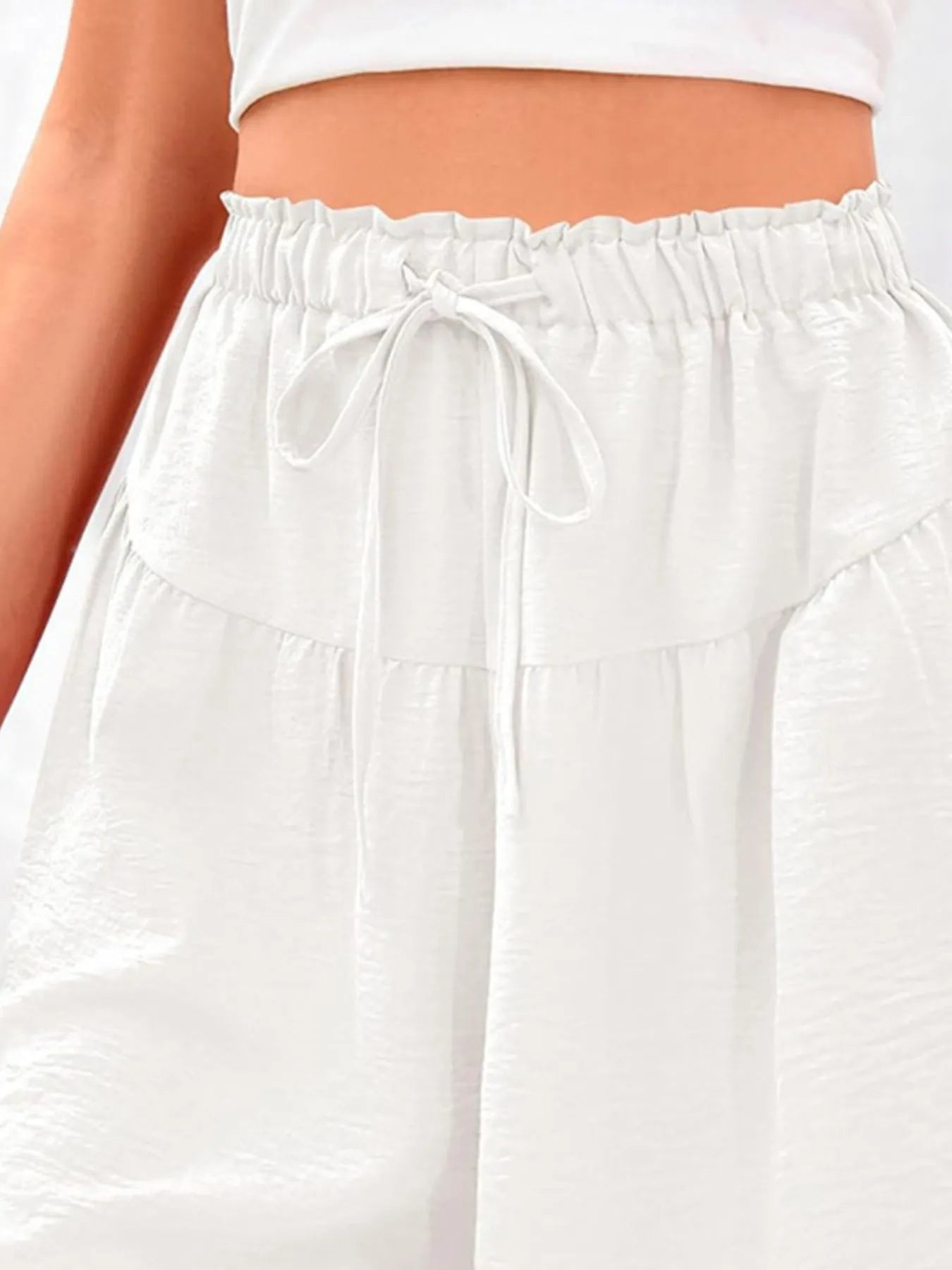 Full Size Casual Drawstring High Waist Relaxed Shorts Plus Size - adritiX
