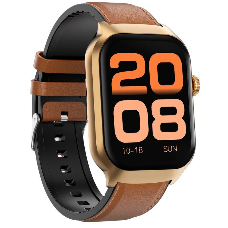 G43 Blood Oxygen Body Temperature Heart Rate Sleep NFC Multi - function Smart Watch - adritiX