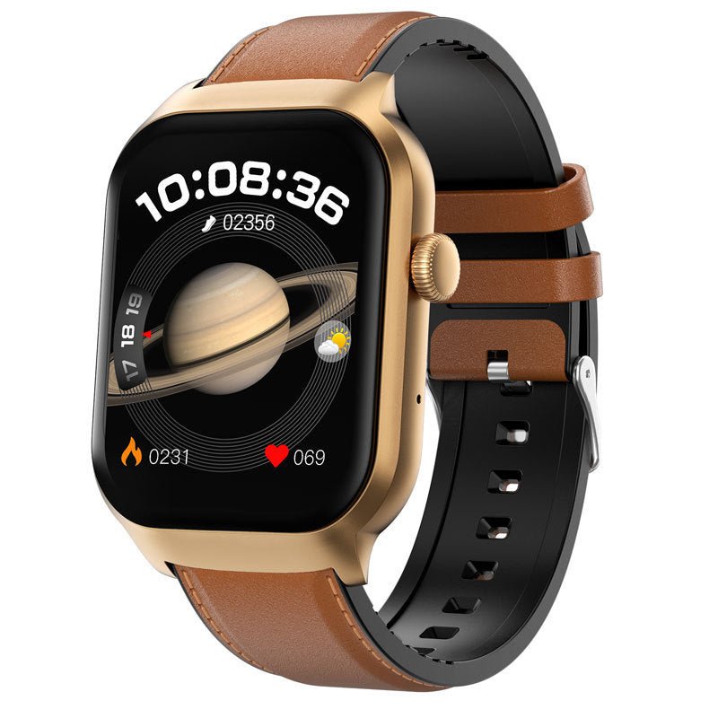 G43 Blood Oxygen Body Temperature Heart Rate Sleep NFC Multi - function Smart Watch - adritiX