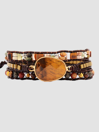Geometrical Shape Triple - Layer Bracelet - adritiX