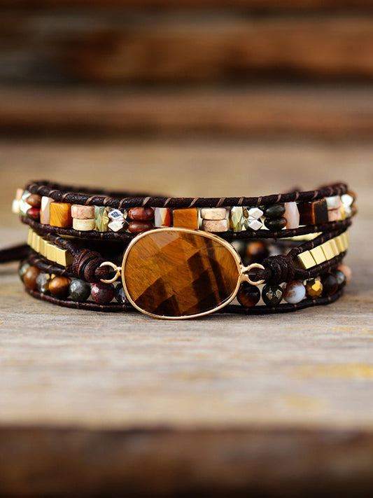 Geometrical Shape Triple - Layer Bracelet - adritiX