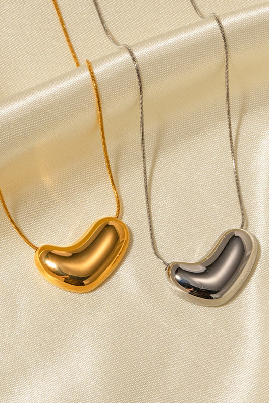 Heart Shape Pendant Necklace - adritiX