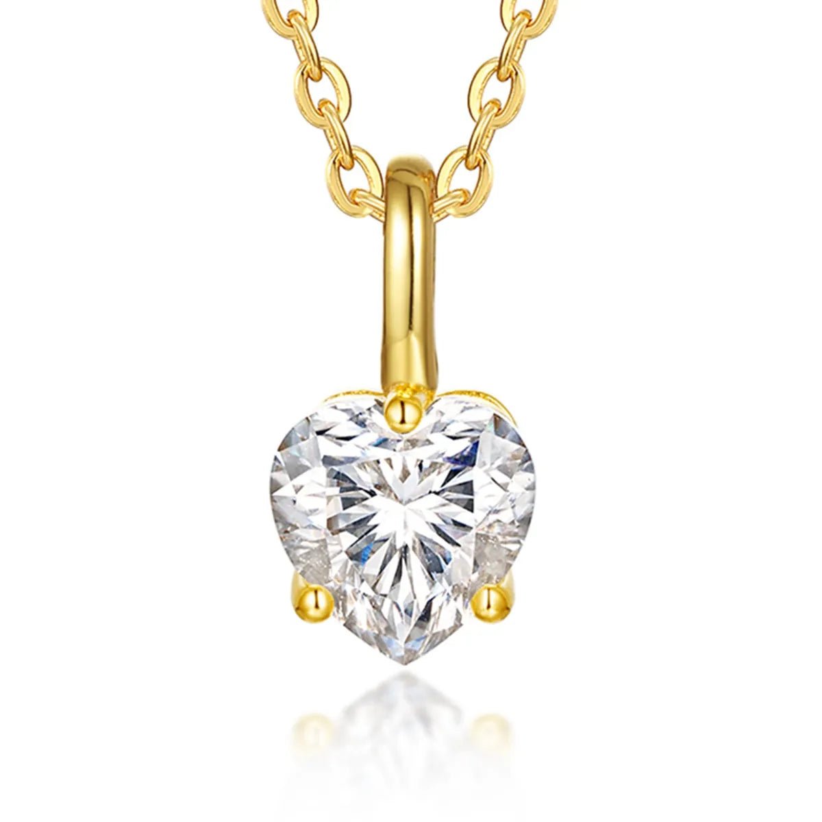 Heart Shape Pendant Necklace - adritiX