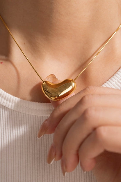 Heart Shape Pendant Necklace - adritiX