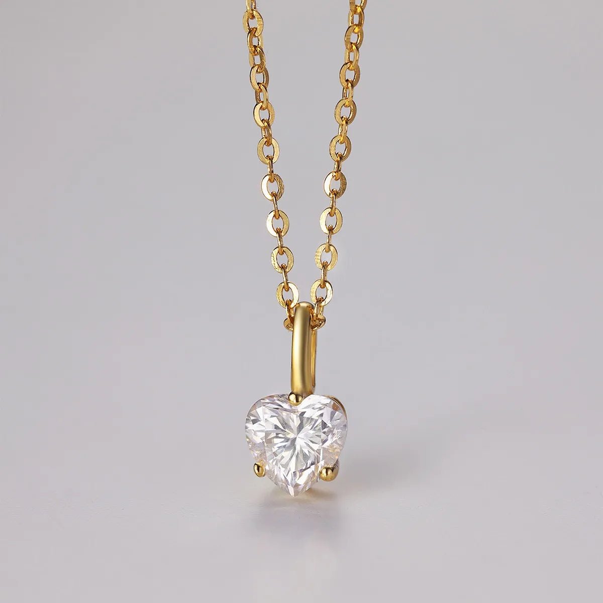 Heart Shape Pendant Necklace - adritiX