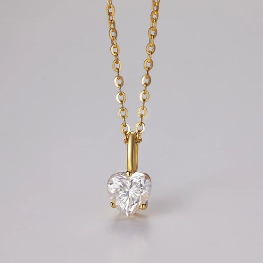 Heart Shape Pendant Necklace - adritiX