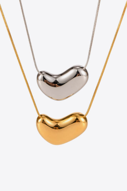 Heart Shape Pendant Necklace - adritiX
