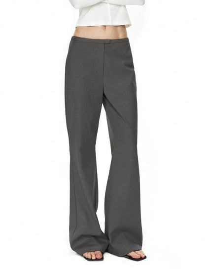 High Waist Flare Leg Trousers - adritiX