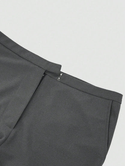 High Waist Flare Leg Trousers - adritiX