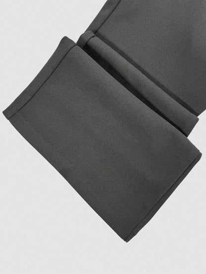 High Waist Flare Leg Trousers - adritiX