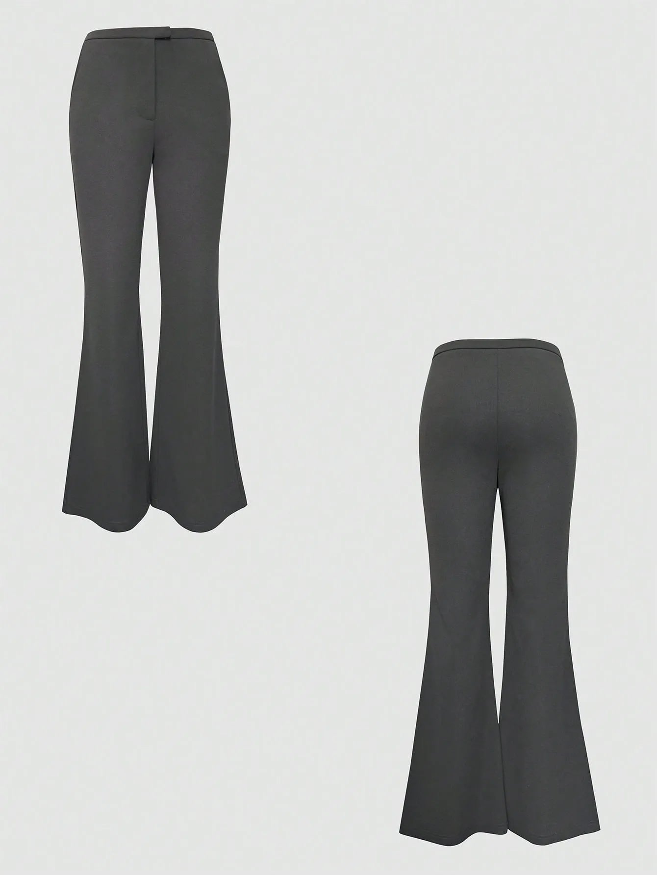 High Waist Flare Leg Trousers - adritiX