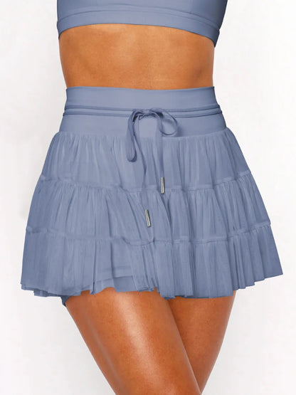 High Waist Skort with Pockets - adritiX