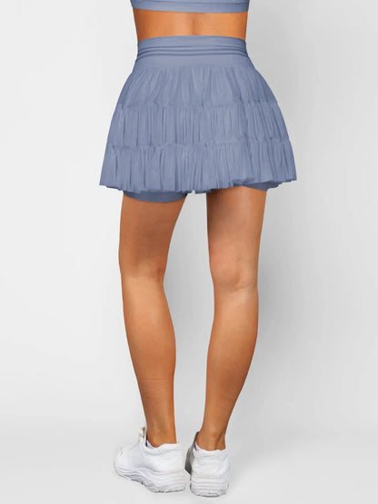 High Waist Skort with Pockets - adritiX