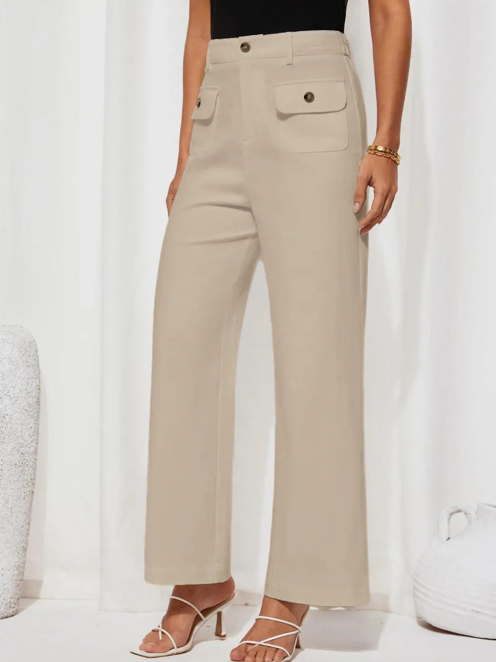 High Waist Wide Leg Pants - adritiX