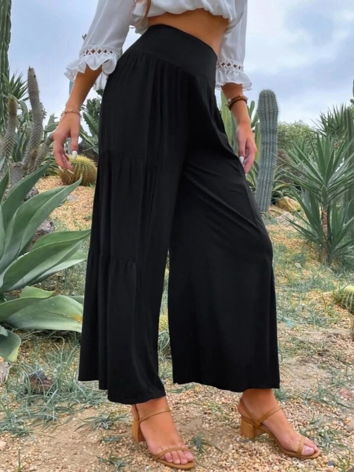 High Waist Wide Leg Pants - adritiX