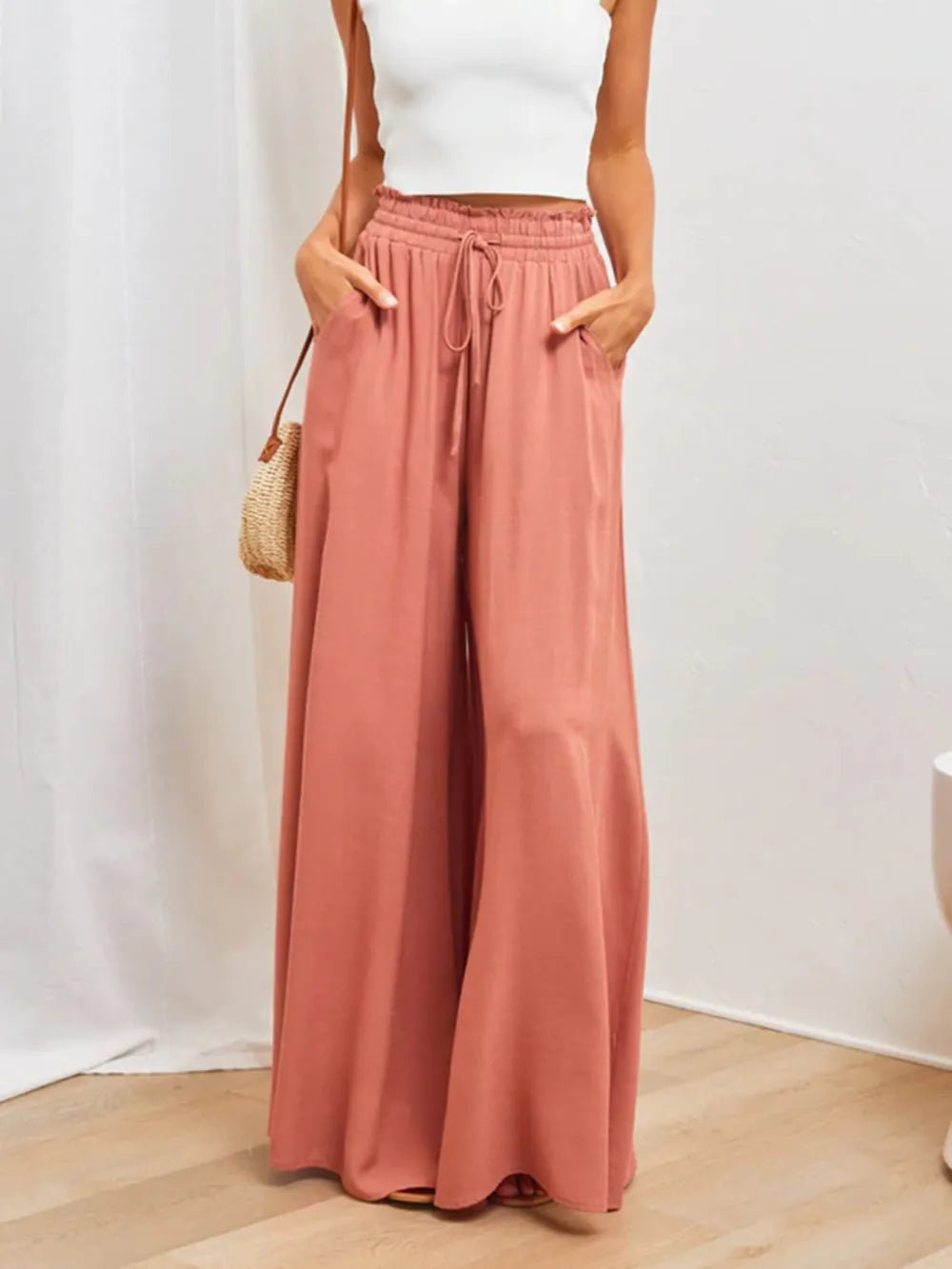 High Waist Wide Leg Pants - adritiX