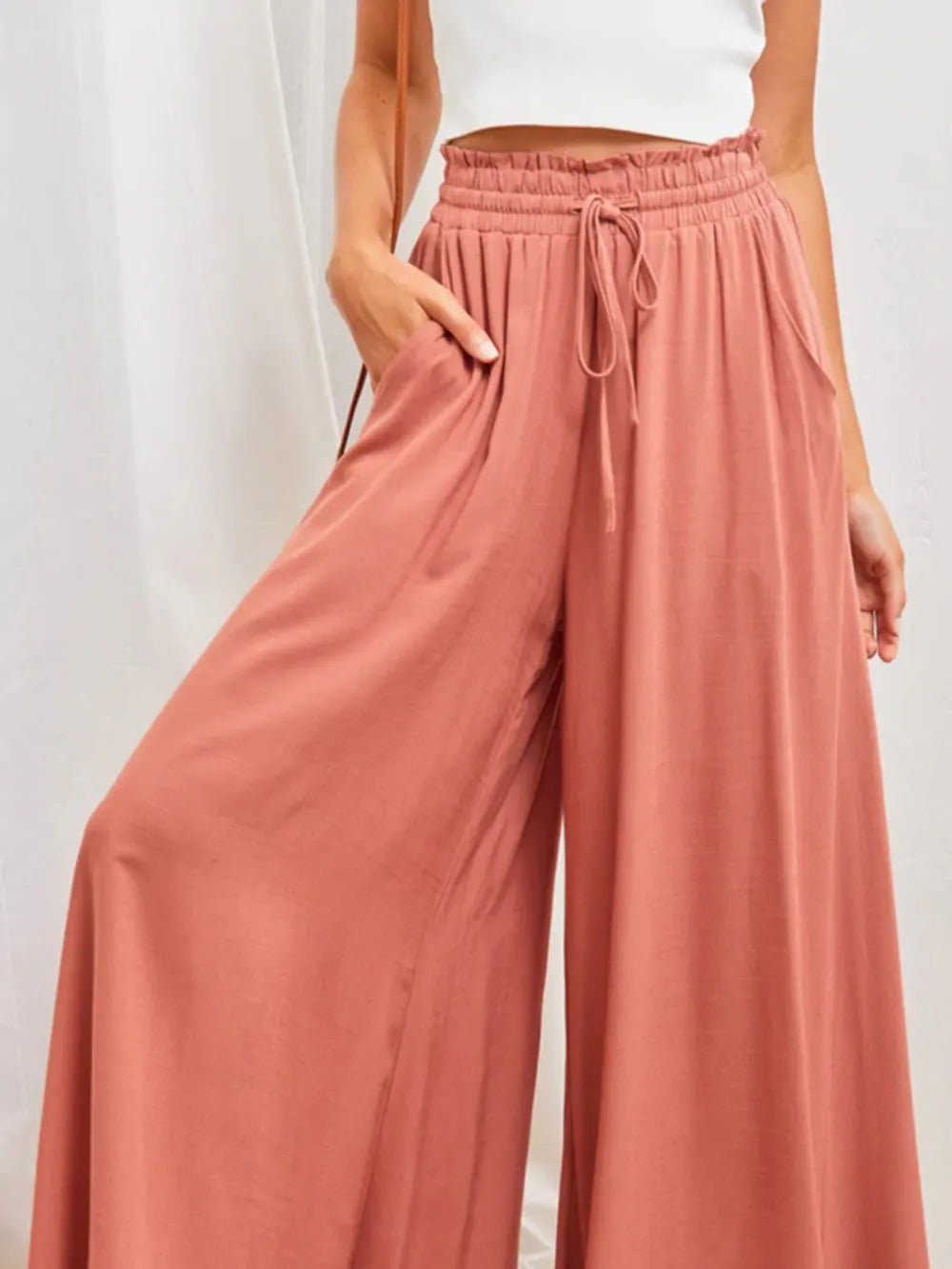 High Waist Wide Leg Pants - adritiX