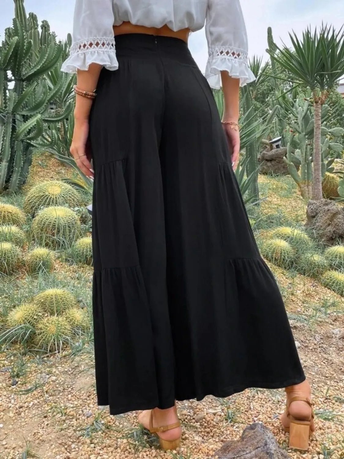 High Waist Wide Leg Pants - adritiX