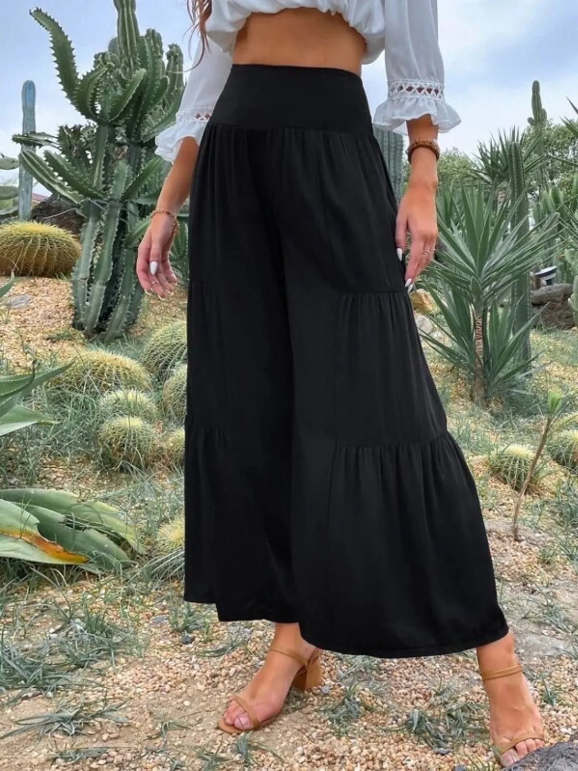 High Waist Wide Leg Pants - adritiX