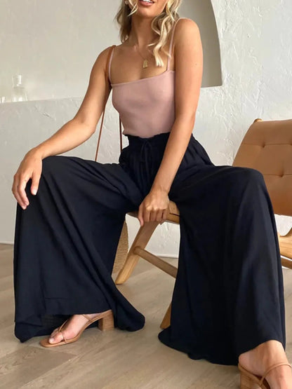 High Waist Wide Leg Pants - adritiX