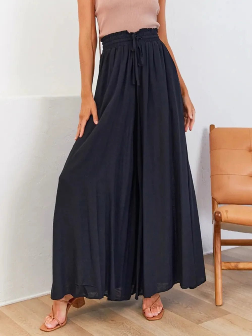 High Waist Wide Leg Pants - adritiX
