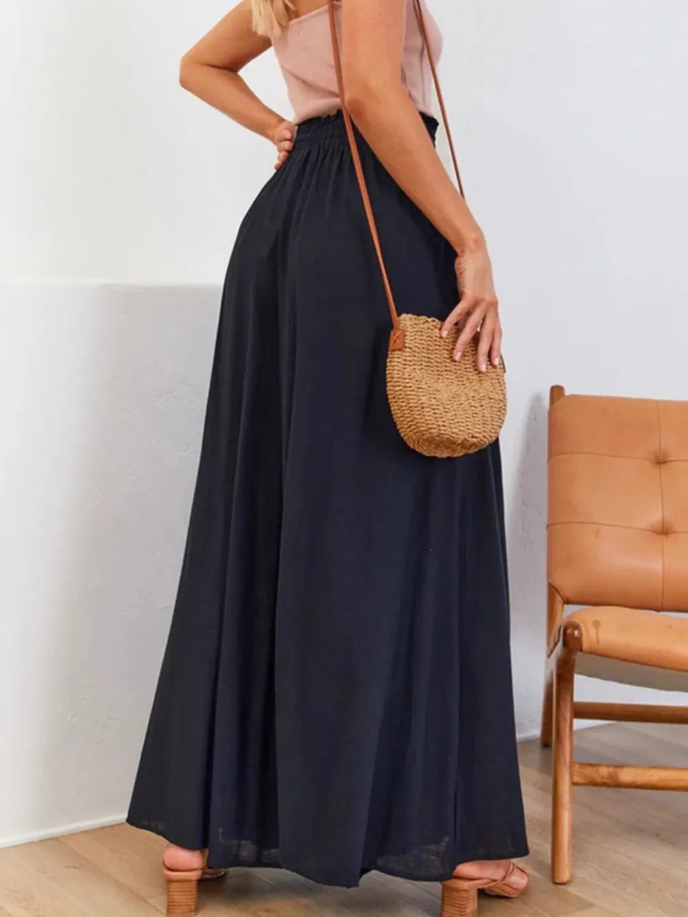 High Waist Wide Leg Pants - adritiX