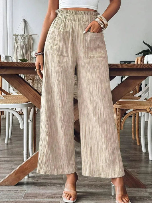 High Waist Wide Leg Pants - adritiX