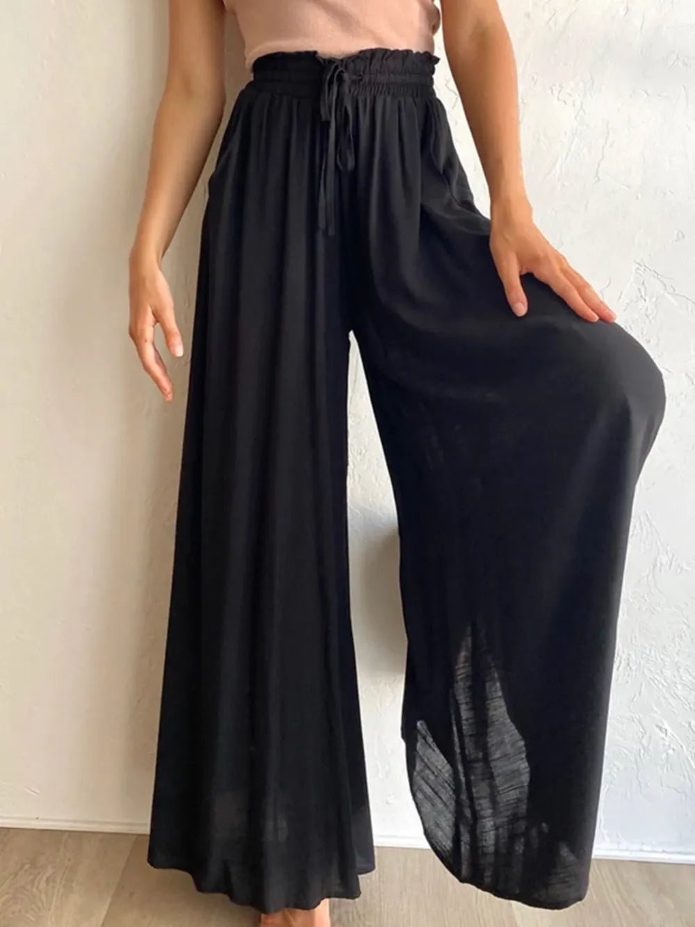High Waist Wide Leg Pants - adritiX