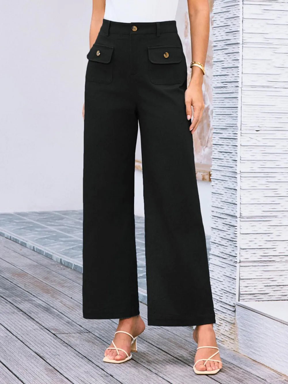 High Waist Wide Leg Pants - adritiX