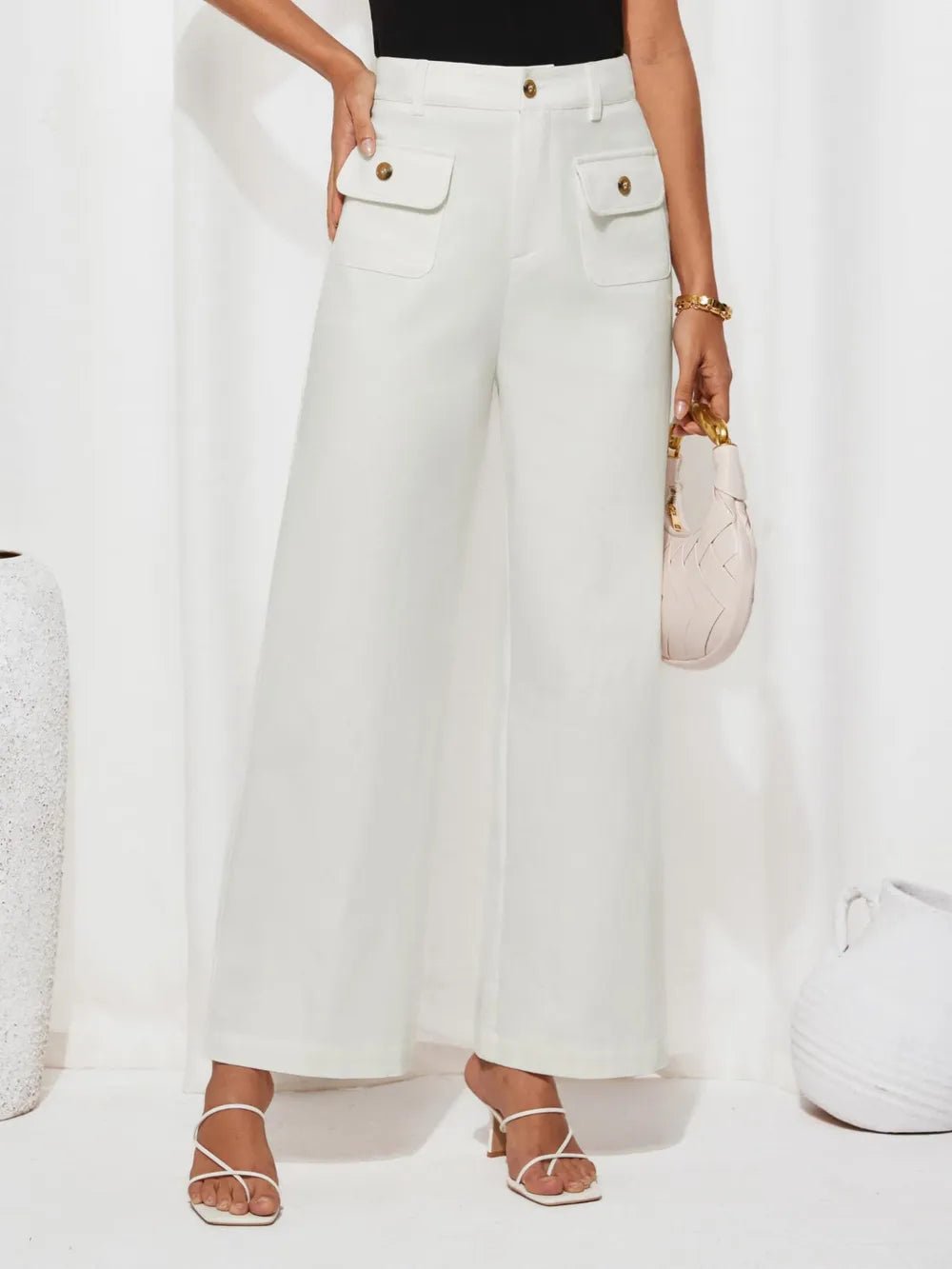 High Waist Wide Leg Pants - adritiX