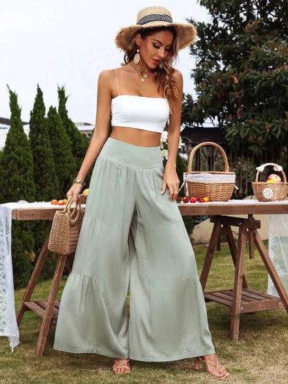 High Waist Wide Leg Pants - adritiX