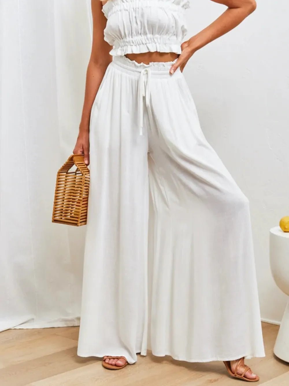High Waist Wide Leg Pants - adritiX