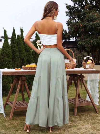 High Waist Wide Leg Pants - adritiX