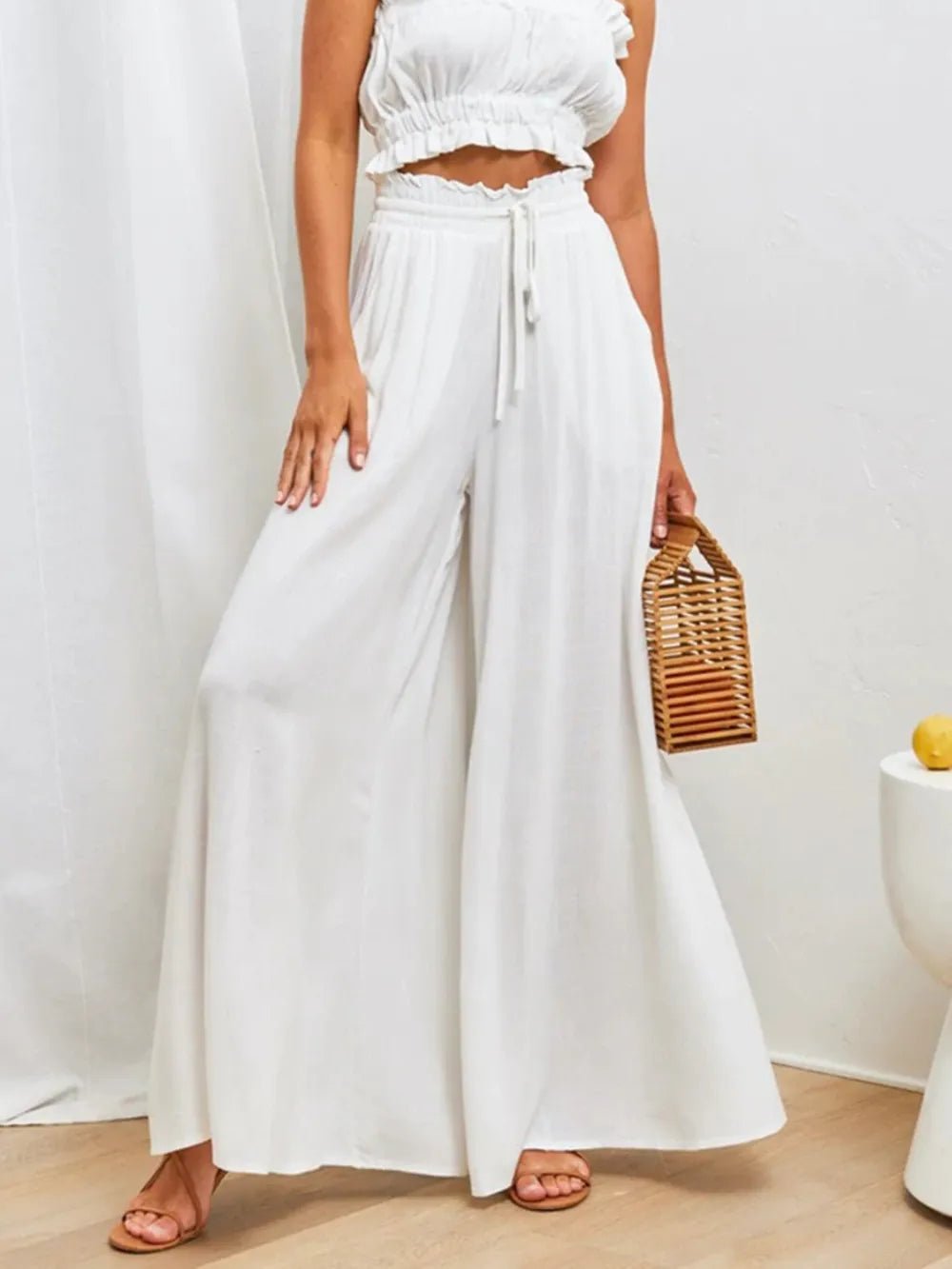 High Waist Wide Leg Pants - adritiX