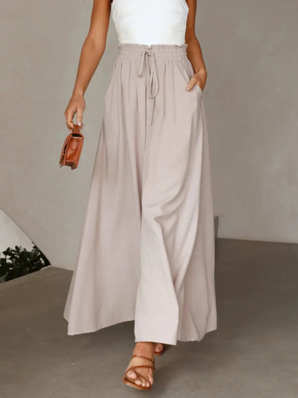 High Waist Wide Leg Pants - adritiX