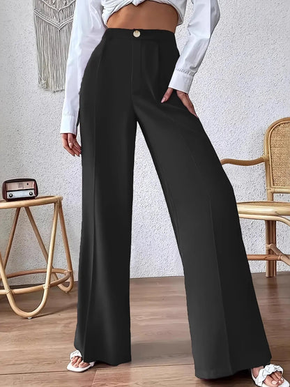 High Waist Wide Leg Pants - adritiX