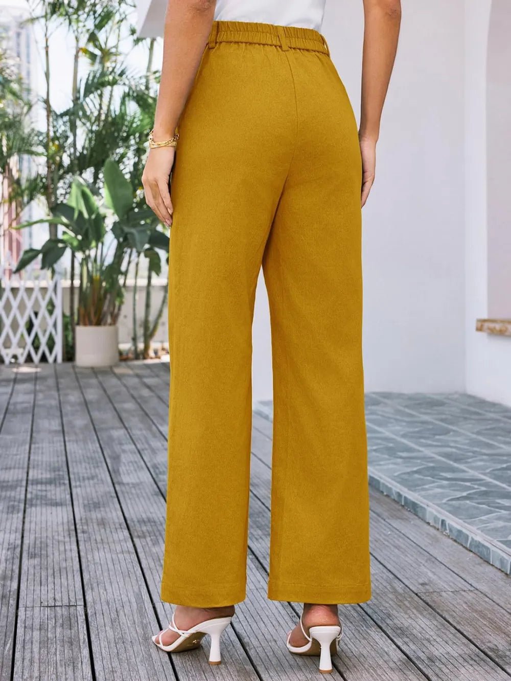 High Waist Wide Leg Pants - adritiX