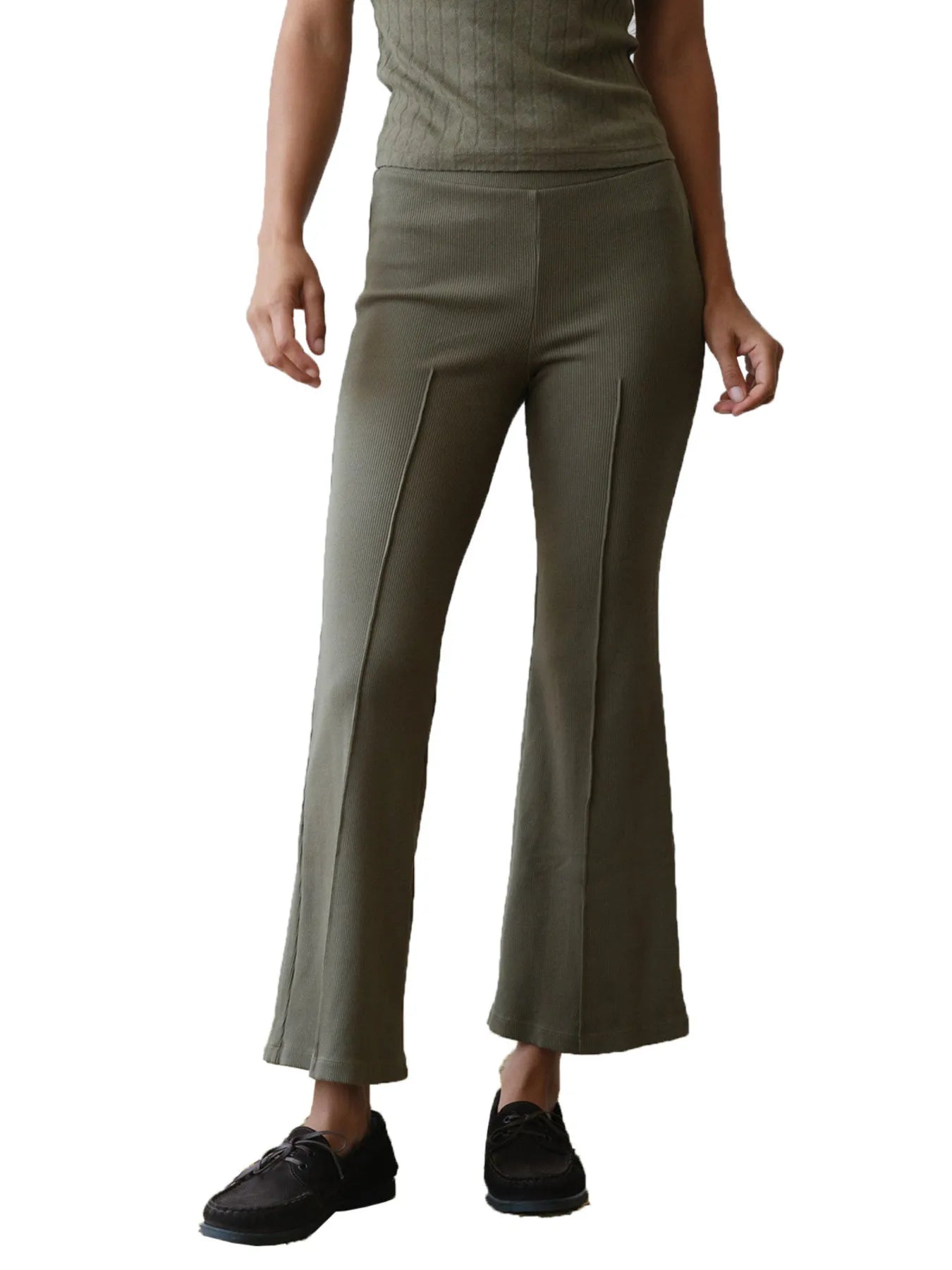 High - Waisted Flare Pants - adritiX