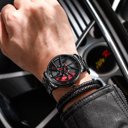 Hub Stereo Caliper Skeleton Dial Watch - adritiX