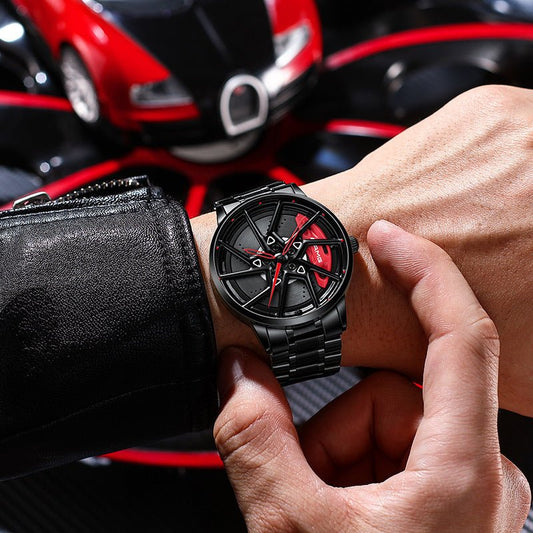 Hub Stereo Caliper Skeleton Dial Watch - adritiX