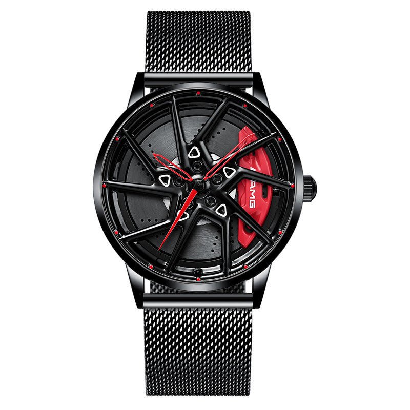 Hub Stereo Caliper Skeleton Dial Watch - adritiX