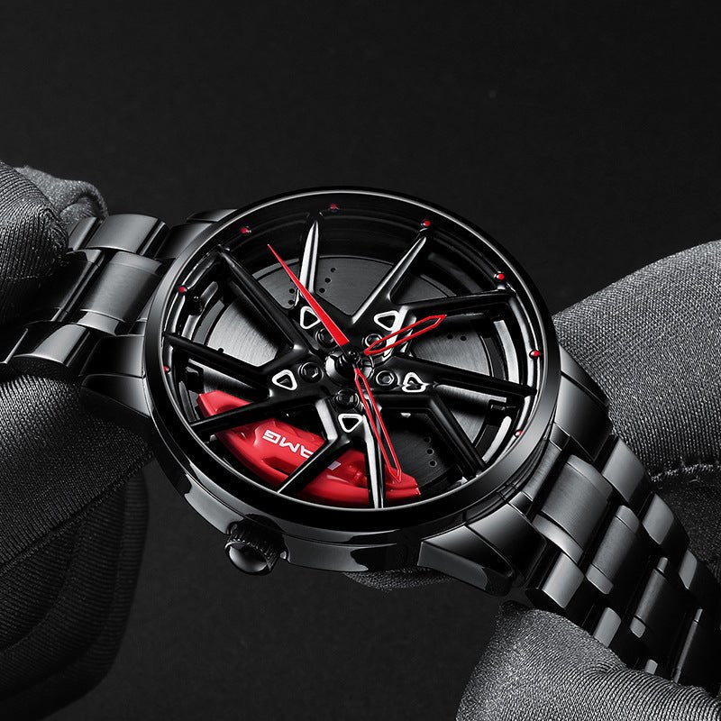 Hub Stereo Caliper Skeleton Dial Watch - adritiX