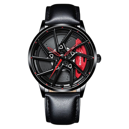 Hub Stereo Caliper Skeleton Dial Watch - adritiX