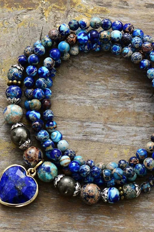 Imperial Stone Heart Three - Layered Bracelet - adritiX